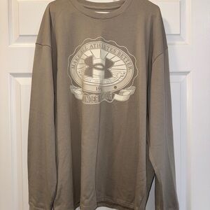 Under Armour Men's Taupe Long Sleeve Tee